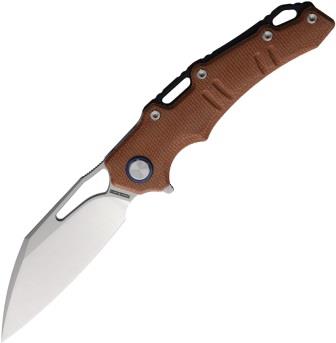 Rough Ryder Linerlock Pocket Knife Brown Micarta - RR2611