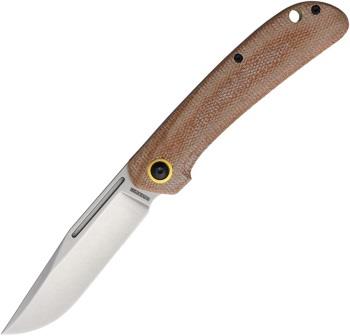Rough Ryder Slip Joint Pocket Knife Brown Micarta - RR2640
