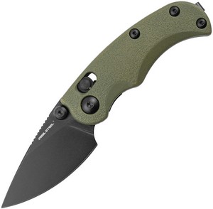 RS7181BG Real Steel ESCA Crossbar Lock Pocket Knife Green