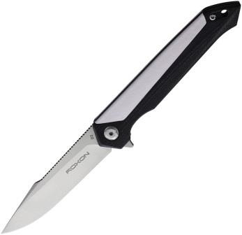 RXK3D2WHT ROXON K3 Linerlock Pocket Knife Black/White