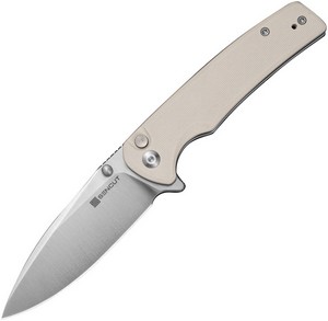 S210077 SENCUT Sachse Button Lock Pocket Knife Ivory