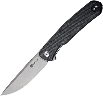 S210421 SENCUT Scitus Black G10 Handle Pocket Knife