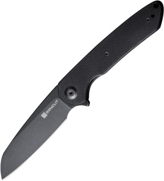 S220011 SENCUT Kyril Linerlock Pocket Knife Black G10