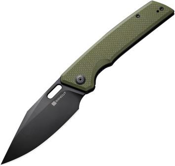 S230183 SENCUT GlideStrike Linerlock Pocket Knife OD Green