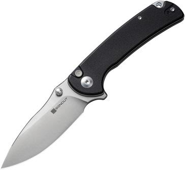 S230321 SENCUT Pulsewave Button Lock Pocket Knife Black