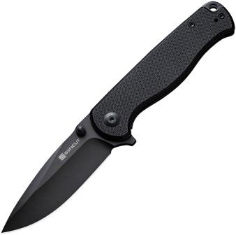 S23054B1 SENCUT Errant Linerlock Pocket Knife Black G10