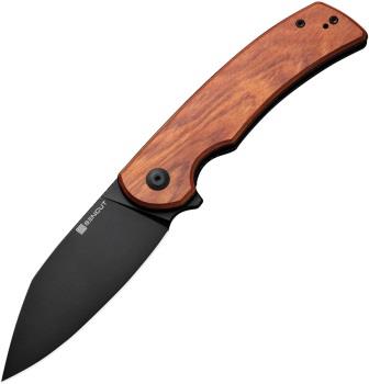 S230643 SENCUT Omniform Linerlock Pocket Knife Wood
