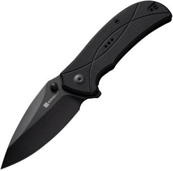 S230971 SENCUT Hyrax Linerlock Pocket Knife Black