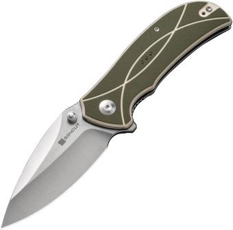 S230972 SENCUT Hyrax Linerlock Pocket Knife Green