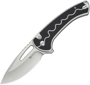 S24082A1 SENCUT Squiggy Button Lock Pocket Knife