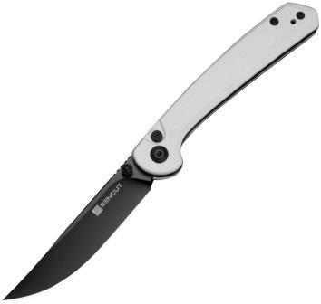 S250071 SENCUT Skelfin Button Lock Pocket Knife