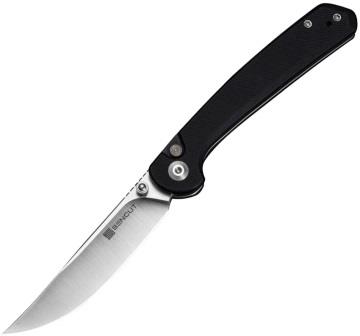 S250072 SENCUT Skelfin Button Lock Pocket Knife