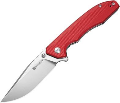 S250563 SENCUT Sylor Linerlock Pocket Knife Red G10