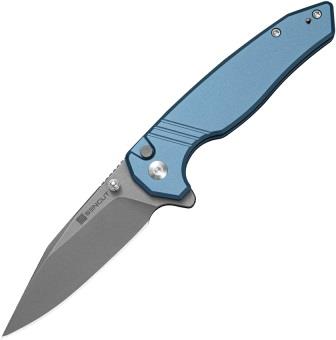 S250683 SENCUT Selkyris Button Lock Pocket Knife Blue
