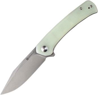 SA05CV1 SENCUT Snap Linerlock Pocket Knife Jade G10