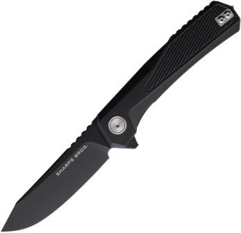 Sharps Bros Meanstreak Framelock Pocket Knife Black PVD - SBKF08BLK