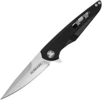 SCH1136038 Schrade Kinetic Linerlock Pocket Knife Black G10