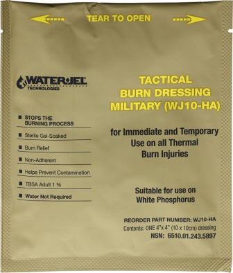 Water Jel Military Burn Dressing - SGM10HA
