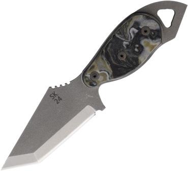SHED24COOD Shed 2024 Conquest OD Burl Fixed Blade Knife