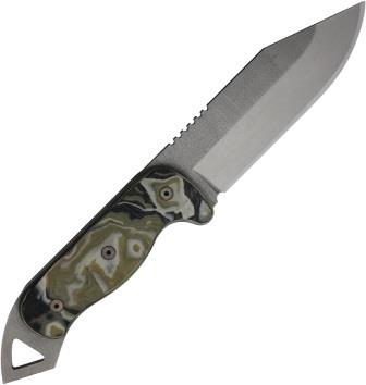 SHED24MOOD Shed 2024 Momentum Fixed Blade Knife OD Burl