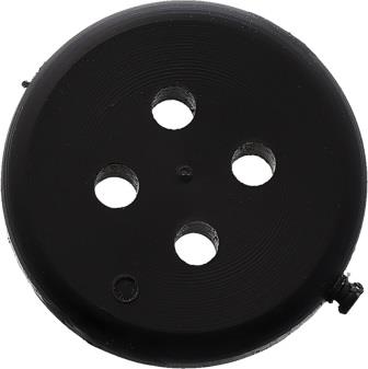 Shomer-Tec Compass Button Black - SHOCB1