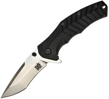 SKF422SE SKIF Knives Griffin Framelock Pocket Knife Stonewash Black