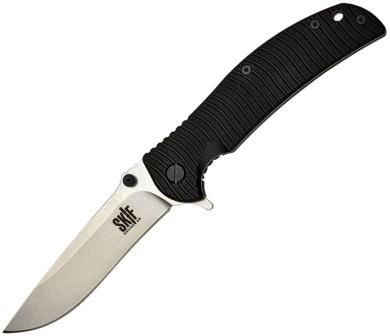 SKF425SE SKIF Knives Urbanite Framelock Pocket Knife Stonewash Black