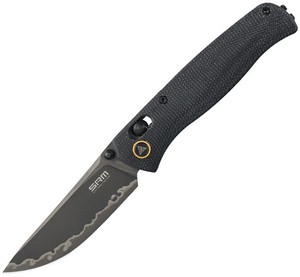 SRM Medal Ambi Lock Pocket Knife Black - SRM255LMB3