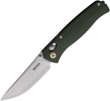 SRM Medal Ambi Lock Pocket Knife OD Green - SRM255LMG3