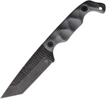 STPB5TGRG10 Stroup Bravo 5 Fixed Blade Knife Tanto Grey
