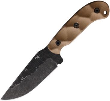 STPGP1TG10S Stroup GP1 Fixed Blade Knife Tan