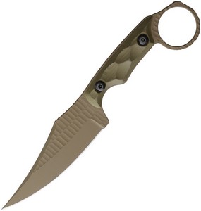 STPHM01ODFDECER Stroup HM1 Fixed Blade Knife OD Green FDE