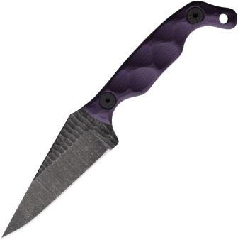 STPMINIPG10 Stroup Mini Fixed Blade Knife Purple