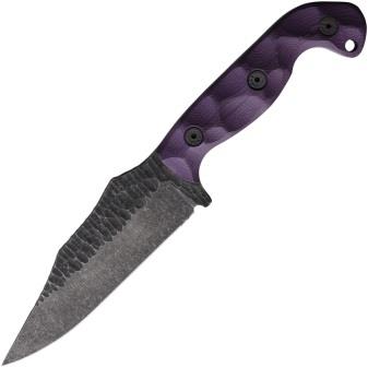 STPTU1PG10 Stroup TU1 Fixed Blade Knife Purple