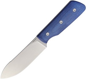 Straight Line Bigger Digger Fixed Blade Knife Blue - STR8BDGBC