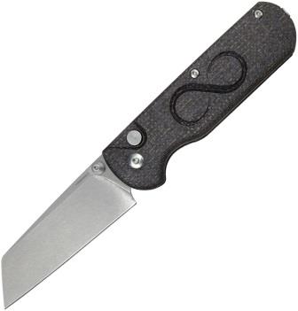 STR8RXBB Straight Line Rox Button Lock Pocket Knife Burlap