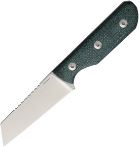 STR8SCGB Straight Line SCORER Fixed Blade Knife Green