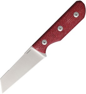 Straight Line SCORER Fixed Blade Knife Red - STR8SCRB