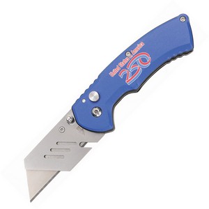 STT202512 S-TEC Utility Button Lock Pocket Knife Blue 250