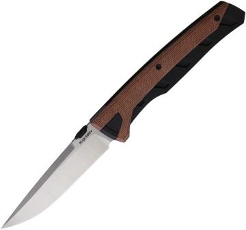 SUP004 Suprlativ Matador Framelock Pocket Knife Orange Micarta