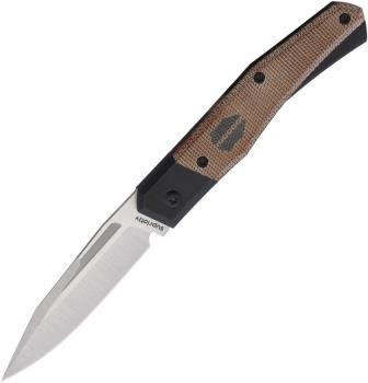 SUP012 Suprlativ Infidel Slip Joint Pocket Knife Brown Micarta