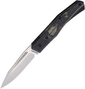SUP013 Suprlativ Infidel Slip Joint Pocket Knife Black Micarta