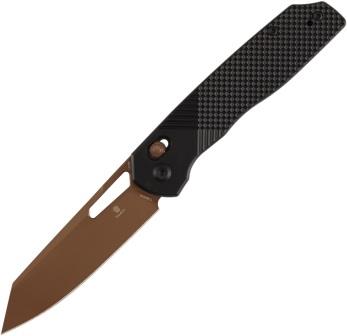 Tenable Shard Crossbar Lock Pocket Knife Black - T1006V10