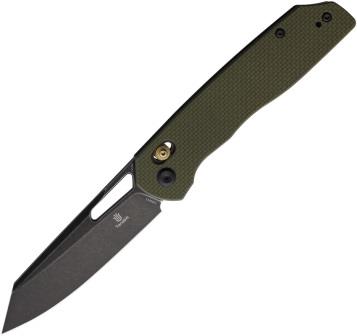 T1006V3 Tenable Shard Lockblade Pocket Knife Olive Green G10