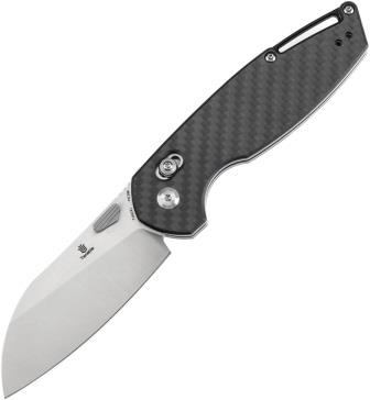 T1022V1 Tenable Model 6 Crossbar Lock Pocket Knife Carbon Fiber