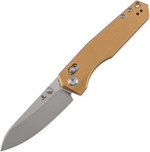 T1105V8 Tenable Beaver Crossbar Lock Pocket Knife Bronze Aluminum