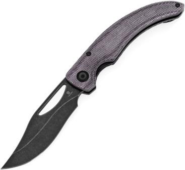 Tenable Gideon Linerlock Pocket Knife Purple Micarta - T1119A4