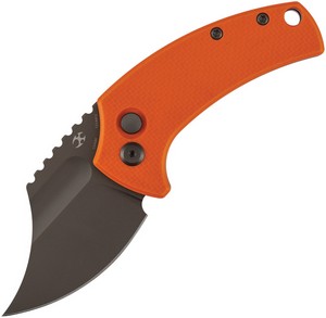 T2144F2 Kansept Wasp Button Lock Pocket Knife Orange