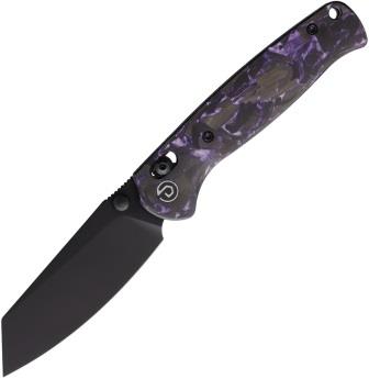 TD024CFPP Defcon Marble Resin Axis Lock Folder Pocket Knife