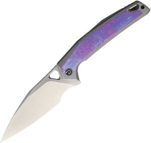 Defcon Framelock Pocket Knife Purple Crystal - TD1005PP